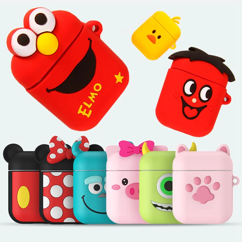 Earphone Case For Airpods Case Silicone Cute Cartoon Soft Headphone Case for Apple Air pods Earpods Cover 3D Bear Accessories
Earphone Case For Airpods Case Silicone Cute Cartoon Soft Headphone Case for Apple Air pods Earpods Cover 3D Bear Accessories
