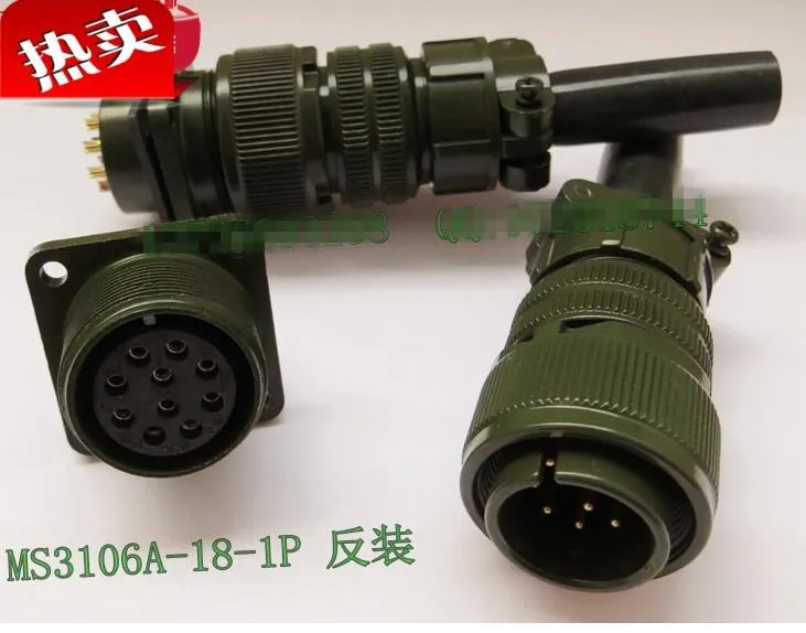 Original new 100% 5015 American Standard aviation plug straight MS3106A18-1P MS3102A18-1S 10 core waterproof connector
Original new 100% 5015 American Standard aviation plug straight MS3106A18-1P MS3102A18-1S 10 core waterproof connector