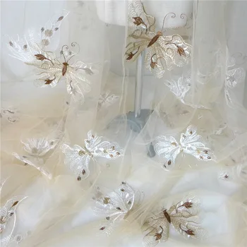 1 Yard Nude Net Yarn Butterfly Lace Fabric Bridal Lace Fabric Tulle Mesh Lace Textile For Wedding Dress
1 Yard Nude Net Yarn Butterfly Lace Fabric Bridal Lace Fabric Tulle Mesh Lace Textile For Wedding Dress