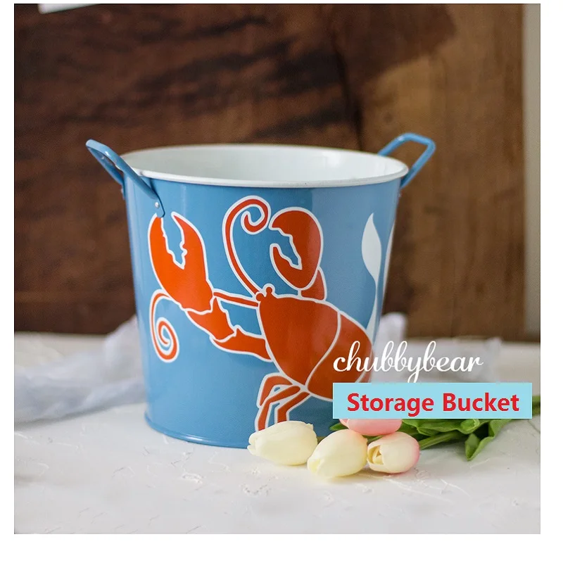 1Pcs Lobster Pattern Lovely Storage Bucket Storage Tank Good Iron Thicken Miscellaneous Food Gift Box Kitchen Utensil Household
1Pcs Lobster Pattern Lovely Storage Bucket Storage Tank Good Iron Thicken Miscellaneous Food Gift Box Kitchen Utensil Household