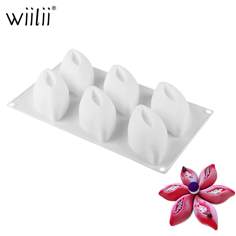 DIY Silicone Bean Pod Mold For Mousse Dessert Pastries Mould 6 Cavity Cake Decorating Tools Chocolate Jelly Candy Baking Mold
DIY Silicone Bean Pod Mold For Mousse Dessert Pastries Mould 6 Cavity Cake Decorating Tools Chocolate Jelly Candy Baking Mold