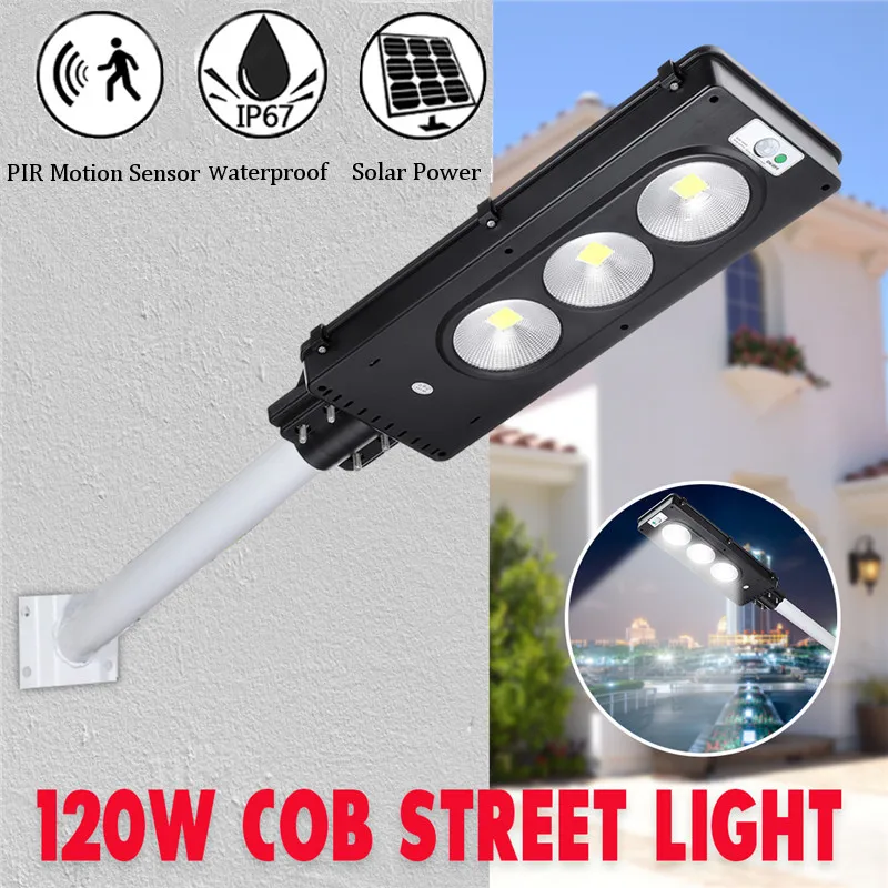 120W 147LED Solar Street Light Light Control+Radar Sensing Security Lamp 2 In 1 Constantly bright & Induction Solar Wall Lamp
120W 147LED Solar Street Light Light Control+Radar Sensing Security Lamp 2 In 1 Constantly bright & Induction Solar Wall Lamp