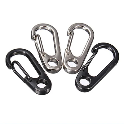 5pcs Spring Hooks Lock Hole D Shape Carabiner D-Ring Key Chain Keychain Clip Hook Outdoor Climbing Mountaineering Buckle
5pcs Spring Hooks Lock Hole D Shape Carabiner D-Ring Key Chain Keychain Clip Hook Outdoor Climbing Mountaineering Buckle
