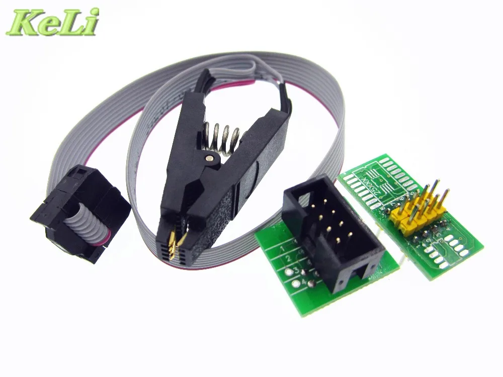HAILANGNIAO update version SOIC8 SOP8 Test Clip For EEPROM 93CXX / 25CXX / 24CXX in-circuit programming+2 adapters
HAILANGNIAO update version SOIC8 SOP8 Test Clip For EEPROM 93CXX / 25CXX / 24CXX in-circuit programming+2 adapters