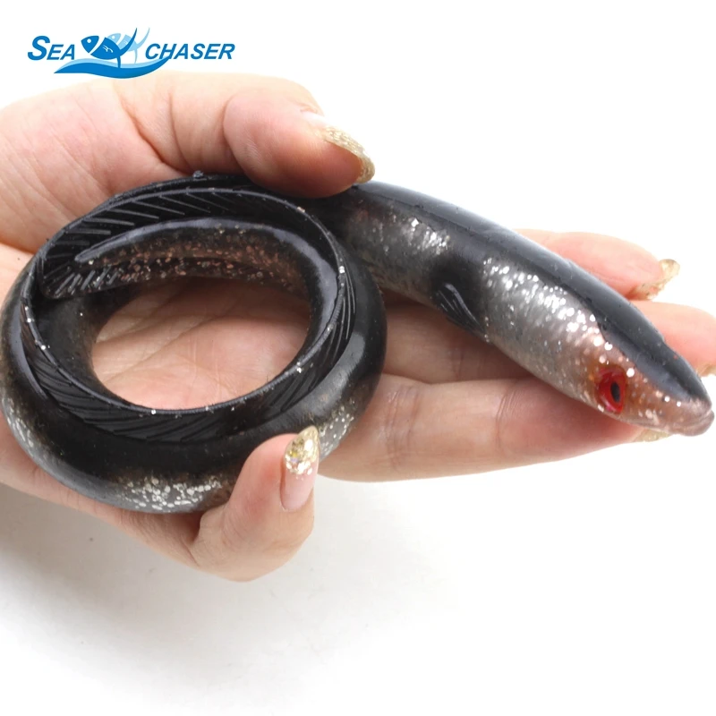 NEW 1pcs Slender sea snake 55g 30cm fishing lure big Bait fishing saltwater lure deep sea fish tackle fishing soft bait lure
NEW 1pcs Slender sea snake 55g 30cm fishing lure big Bait fishing saltwater lure deep sea fish tackle fishing soft bait lure