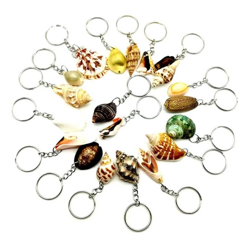 KOMi Nautical Scallop Sea Shells Charms Crafts Colorful Pendant Keychain Bag Car Keyring Souvenirs Gifts A40112
KOMi Nautical Scallop Sea Shells Charms Crafts Colorful Pendant Keychain Bag Car Keyring Souvenirs Gifts A40112