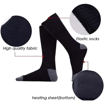 1 Pair Adjustable Temperature Rechargeable Battery Electric Heated Socks Feet Warmer H99F
1 Pair Adjustable Temperature Rechargeable Battery Electric Heated Socks Feet Warmer H99F