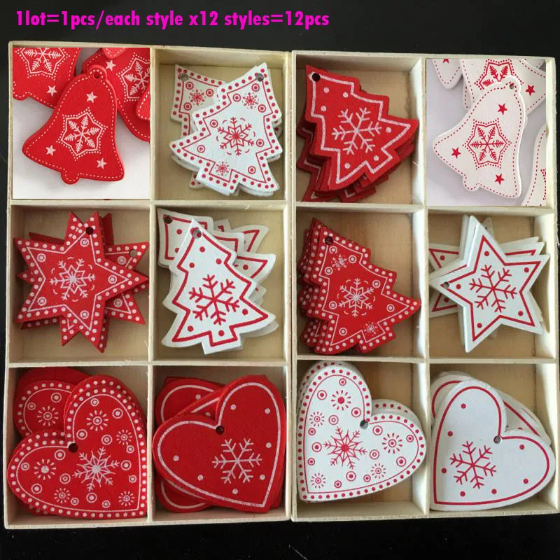 1Lot=12pcs Red White Wooden Christmas Decoration Hanging Pendants Angel Snow Bell Elk Star Wooden Christmas Decorations New Year
1Lot=12pcs Red White Wooden Christmas Decoration Hanging Pendants Angel Snow Bell Elk Star Wooden Christmas Decorations New Year