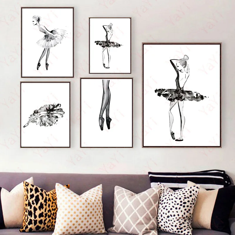 AbstractBlack white abstract ballerina girl wall Posters decorative painting Canvas Art Print Pictures Home Decoration T108
AbstractBlack white abstract ballerina girl wall Posters decorative painting Canvas Art Print Pictures Home Decoration T108