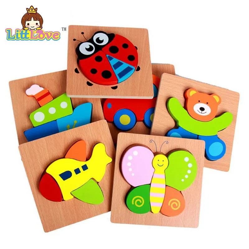 LittLove 3D Wooden Puzzle Jigsaw High Quality Beech Wood toys for Children Cartoon Animal Puzzle Kids Educational Toys
LittLove 3D Wooden Puzzle Jigsaw High Quality Beech Wood toys for Children Cartoon Animal Puzzle Kids Educational Toys