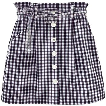 High Waist Plaid Mini Short Skirt Casual Women Office Lady single Buttoms a-line skirt
High Waist Plaid Mini Short Skirt Casual Women Office Lady single Buttoms a-line skirt