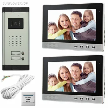SUNFLOWERVDP 2 Color Monitors 10" Videophone 700lines CCD HD Camera Door phone For 2 Video Doorman House Apartments Night Vision
SUNFLOWERVDP 2 Color Monitors 10" Videophone 700lines CCD HD Camera Door phone For 2 Video Doorman House Apartments Night Vision