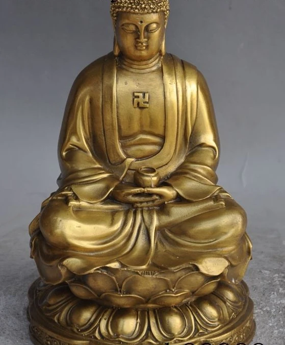 9"chinese buddhism brass seat lotus sakyamuni Shakyamuni Tathagata buddha statue
9"chinese buddhism brass seat lotus sakyamuni Shakyamuni Tathagata buddha statue