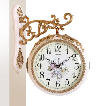 N Meijswxj Saat Double-Sided Wall Clock Reloj Relogio de parede Clock Duvar Saati Reloj de pared Horloge Murale hanging watch
N Meijswxj Saat Double-Sided Wall Clock Reloj Relogio de parede Clock Duvar Saati Reloj de pared Horloge Murale hanging watch