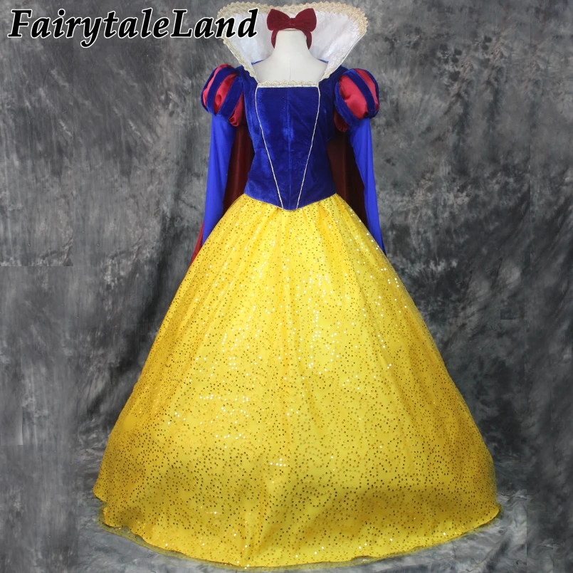 Princess Snow White Costume Adult Women Halloween Cosplay Princess Costume Snow White Dress Long sleeve Princess Suit
Princess Snow White Costume Adult Women Halloween Cosplay Princess Costume Snow White Dress Long sleeve Princess Suit