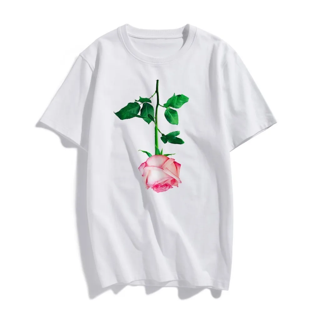 Fashion Short Sleeve TShirt Rose Art Harajuku Aesthetics Printed 100% Cotton Top Tees Casual T-Shirt
Fashion Short Sleeve TShirt Rose Art Harajuku Aesthetics Printed 100% Cotton Top Tees Casual T-Shirt