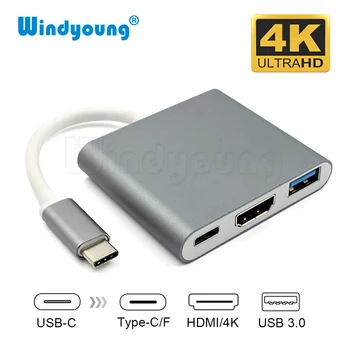 USB C Hub to HDMI Adapter for Macbook Pro Thunderbolt 3 USB Type C Hub to USB 3.0 Port HDMI 4K with USB-C Power Delivery
USB C Hub to HDMI Adapter for Macbook Pro Thunderbolt 3 USB Type C Hub to USB 3.0 Port HDMI 4K with USB-C Power Delivery