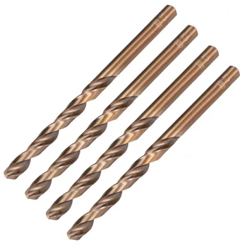 UXCELL 4pcs/lot 5.5mm 6.5mm 5.2mm Twist Drill w Titanium Coated High Speed Steel Bit HSS M35 CO for Steel Copper Aluminum Alloy
UXCELL 4pcs/lot 5.5mm 6.5mm 5.2mm Twist Drill w Titanium Coated High Speed Steel Bit HSS M35 CO for Steel Copper Aluminum Alloy