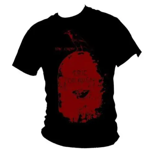 THE CROW Eric Dravens головной убор-блестящее изображение из ворона Мужская футболка