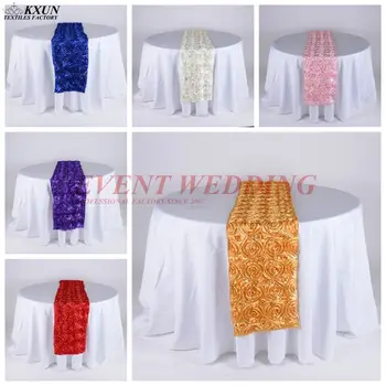 Good Quality Satin Rosette Table Runner For Table Cloth Decoration Party Wedding Event Hotel Deco
Good Quality Satin Rosette Table Runner For Table Cloth Decoration Party Wedding Event Hotel Deco