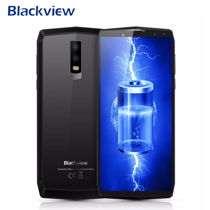 

Blackview P10000 Pro Smartphone 5.99" 18:9 FHD Android 7.1 Octa Core 11000mAh 4G RAM 64G ROM 4 Camera 16MP Face ID Mobile Phone