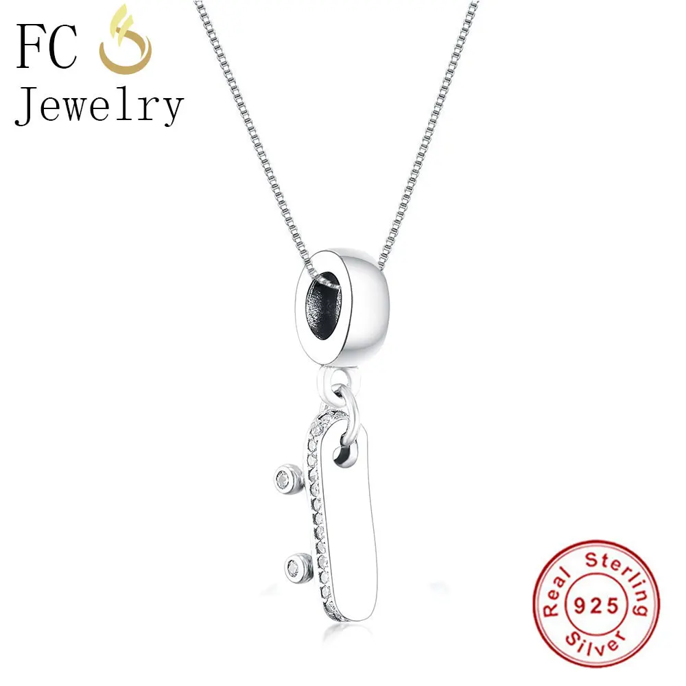 FC Jewelry 925 Sterling Silver Skateboard Zirconia Crystal Stone Pendant Necklace Women Girl Femme Chain Choker Trinket 2018 New
FC Jewelry 925 Sterling Silver Skateboard Zirconia Crystal Stone Pendant Necklace Women Girl Femme Chain Choker Trinket 2018 New