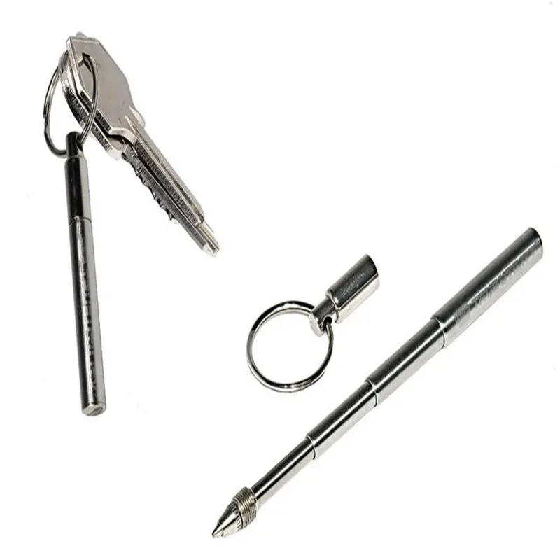 Hot 2019 Multi-function Metal Key Ring Stainless Steel Telescopic Pen Shape Pendant Keychain Decor Gift Car Bag Accessories
Hot 2019 Multi-function Metal Key Ring Stainless Steel Telescopic Pen Shape Pendant Keychain Decor Gift Car Bag Accessories