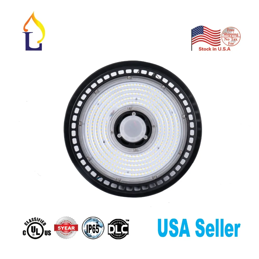 150W UL DLC Listed LED UFO High Bay Light LED Dimmable Industrial Lamp Water Proof IP67 100-277V With Microware Sensor
150W UL DLC Listed LED UFO High Bay Light LED Dimmable Industrial Lamp Water Proof IP67 100-277V With Microware Sensor