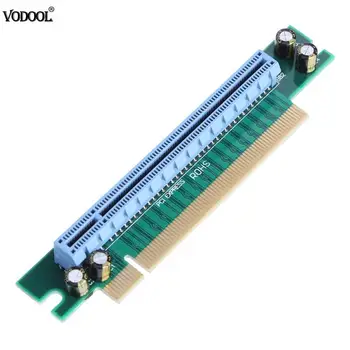 PCI-E PCI Express 16X 90 Degree Adapter Card PC Computer Connectors Adapter for 1U Computer Server Chassis Contain Gold
PCI-E PCI Express 16X 90 Degree Adapter Card PC Computer Connectors Adapter for 1U Computer Server Chassis Contain Gold