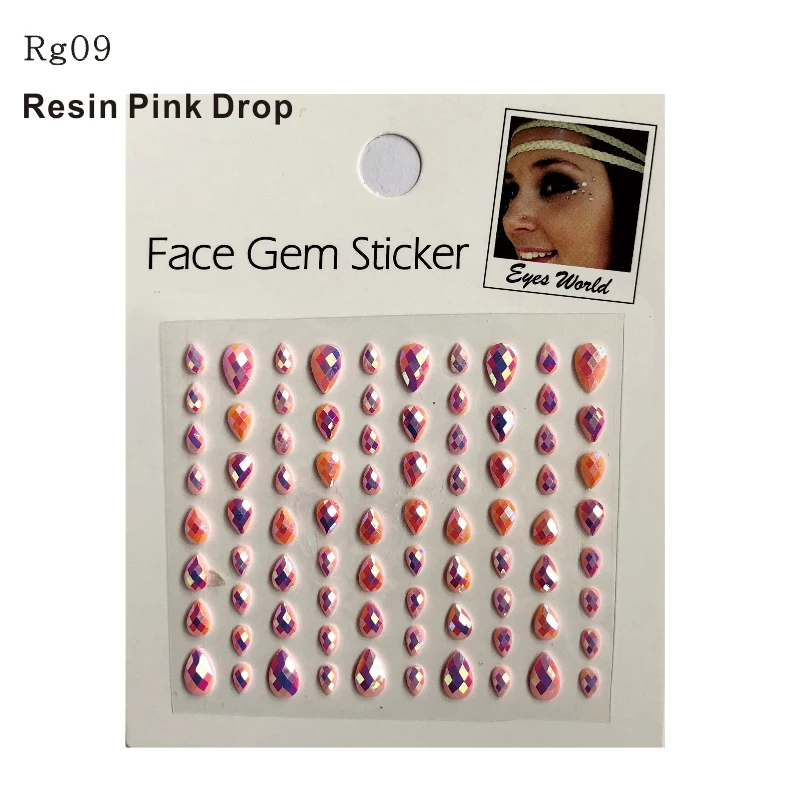 RG09 Pink Shiny Resin Drop stick on Cheek Face Jewels Sticker Makeup Decor Sticker as HER Gift for Dress up, Costume Party
RG09 Pink Shiny Resin Drop stick on Cheek Face Jewels Sticker Makeup Decor Sticker as HER Gift for Dress up, Costume Party