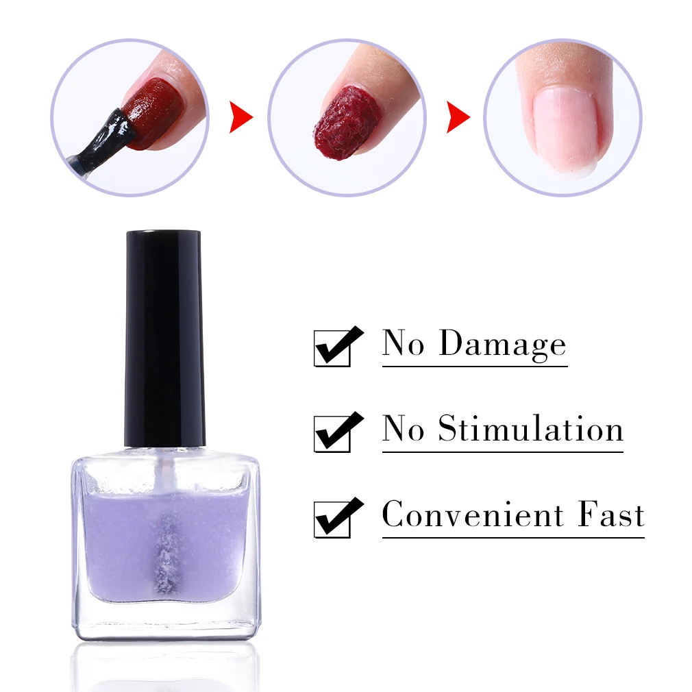 FairyGlo 12ml Nail Gel Varnish Magic Remover Soak off Burst Polish Acrylic Clean Degreaser For Art Lacquer |