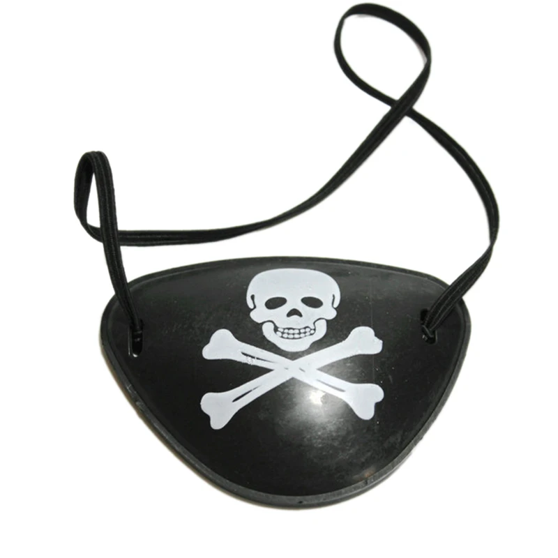 Black Plastic Pirate Captain Eye Patch Crossbone Skull Morale Eye Mask For Halloween Pirate Costume Birthday Party Decoration
Black Plastic Pirate Captain Eye Patch Crossbone Skull Morale Eye Mask For Halloween Pirate Costume Birthday Party Decoration
