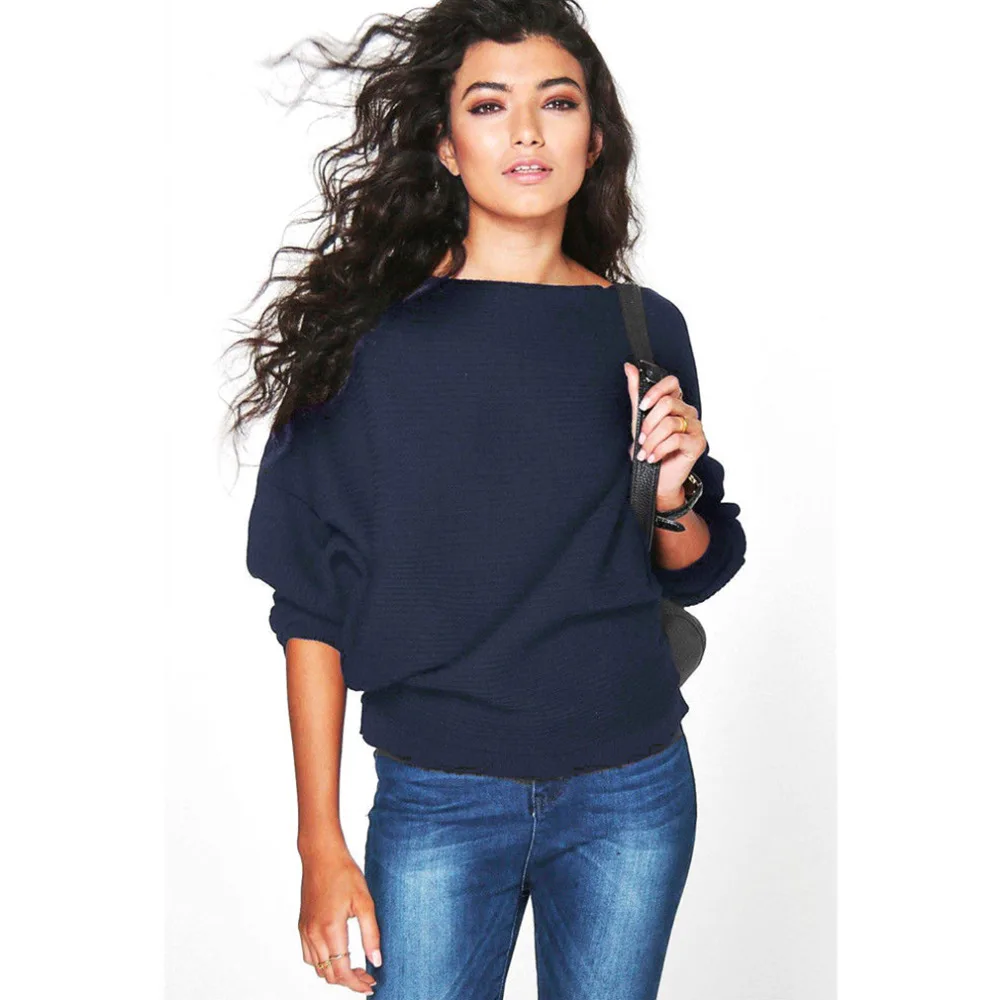 Bigsweety Autumn Winter Warm Knitted Sweater Women Casual Long Batwing Sleeve Solid Pullovers Woman Female Thin Sweate Clothes
Bigsweety Autumn Winter Warm Knitted Sweater Women Casual Long Batwing Sleeve Solid Pullovers Woman Female Thin Sweate Clothes