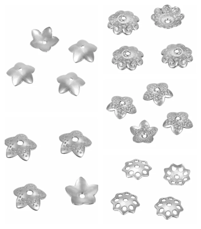50PC 7.5/10mm Stainless Steel Hollow Flower Bead Caps Torus For Jewelry Making Accessories DIY Craft Necklaces Bracelet Findings
50PC 7.5/10mm Stainless Steel Hollow Flower Bead Caps Torus For Jewelry Making Accessories DIY Craft Necklaces Bracelet Findings