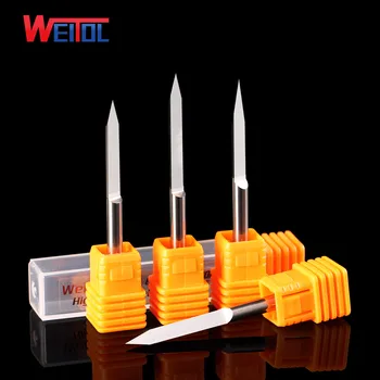 Weitol free shipping 5A 4mm shank Lengthene flat bottom engraving bits V shape engraving tools degree 20 30 wood cutting knife
Weitol free shipping 5A 4mm shank Lengthene flat bottom engraving bits V shape engraving tools degree 20 30 wood cutting knife
