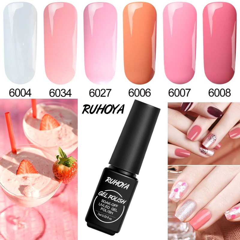 Ruhoya Nails Art Vernis Semi Permanent 3 In 1 UV Gel Soak Off UV One Step Nail Gel Polish No Need Base Top Coat Nail Lacquer
Ruhoya Nails Art Vernis Semi Permanent 3 In 1 UV Gel Soak Off UV One Step Nail Gel Polish No Need Base Top Coat Nail Lacquer