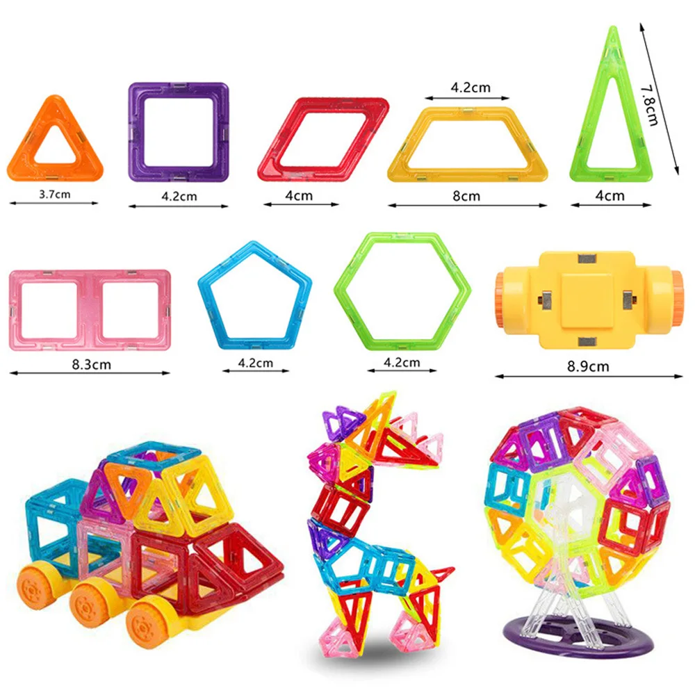 50PCS Mini Size Magnetic Construction Building Blocks Magnet Designer Constructor Educational Toys For Children Gift
50PCS Mini Size Magnetic Construction Building Blocks Magnet Designer Constructor Educational Toys For Children Gift
