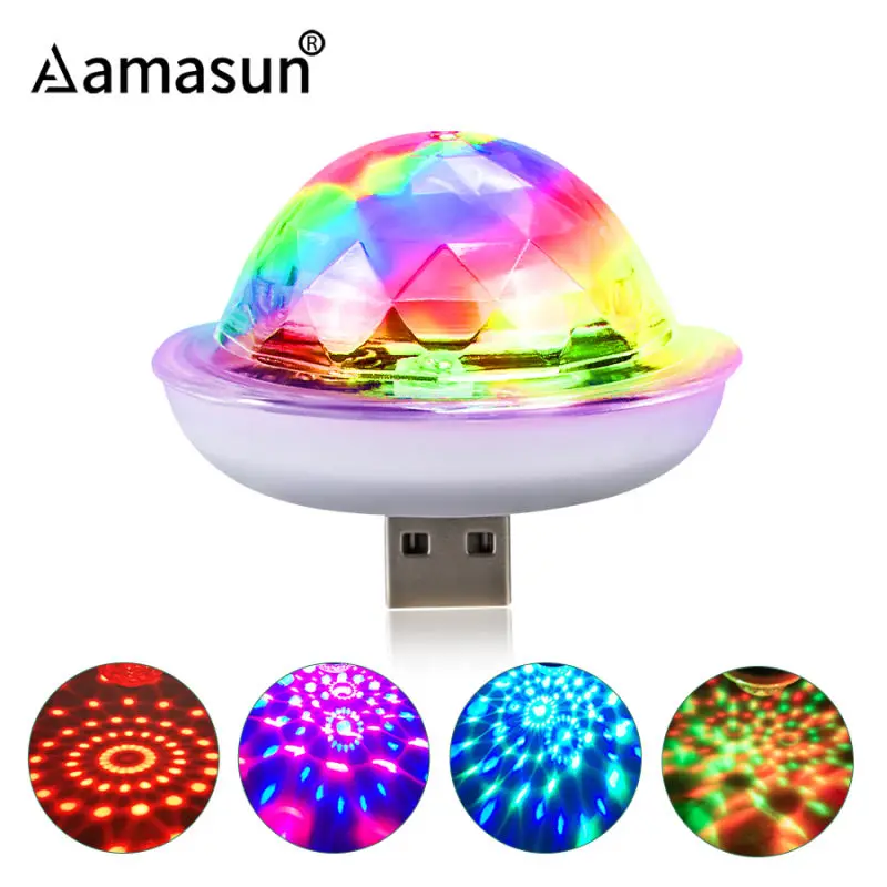 USB Sound Control Decorative LED Lights Christmas Holiday Decoration Rotate Disco Ball Dj Stage Light RGB Wedding Party Lights
USB Sound Control Decorative LED Lights Christmas Holiday Decoration Rotate Disco Ball Dj Stage Light RGB Wedding Party Lights