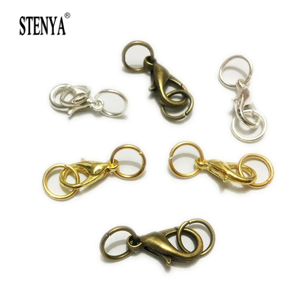 STENYA Lobster Claw Clasps Jump Ringssplit Ring Boho Kolye Making Hook Beads Crimp End Spring Nacklace Snap Chains connector set
STENYA Lobster Claw Clasps Jump Ringssplit Ring Boho Kolye Making Hook Beads Crimp End Spring Nacklace Snap Chains connector set