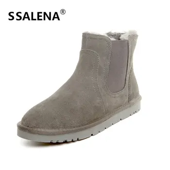 Women Suede Short Winter Snow Boots Woman Leather Boots Fashion Simple Style Non-Slip Warm Plus Fur Cotton Boots B2730
Women Suede Short Winter Snow Boots Woman Leather Boots Fashion Simple Style Non-Slip Warm Plus Fur Cotton Boots B2730
