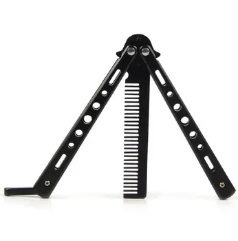 New Folding Blade Knife Stainless Steel Knife Comb Metal Practice Training Butterfly Knife Comb
New Folding Blade Knife Stainless Steel Knife Comb Metal Practice Training Butterfly Knife Comb