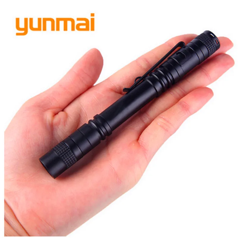 

High Quality Mini Penlight XPE-R3 Q5 LED Flashlight Torch Pocket Light 1 Switch Modes Outdoor Camping Light For AAA battery