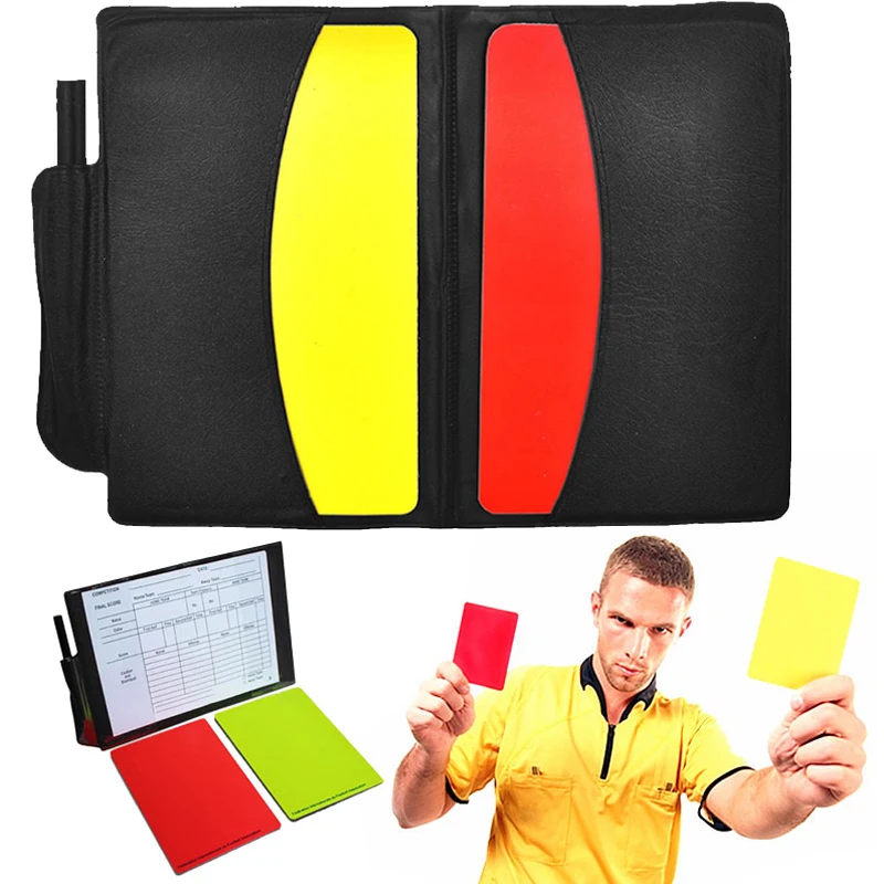 Soccer Referee Red Yellow Card Pencil Sports Notebook Personalized Sport Match Soccer Sheet Set Note Notebook Soccer Supplies
Soccer Referee Red Yellow Card Pencil Sports Notebook Personalized Sport Match Soccer Sheet Set Note Notebook Soccer Supplies