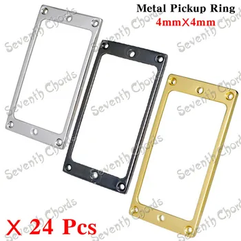 24 Pcs 3 Colors Metal Flat bottom Humbucker Pickup Ring for Electric Guitar Replacement / Pickup Frame Mounting Ring 4mmx4mm
24 Pcs 3 Colors Metal Flat bottom Humbucker Pickup Ring for Electric Guitar Replacement / Pickup Frame Mounting Ring 4mmx4mm