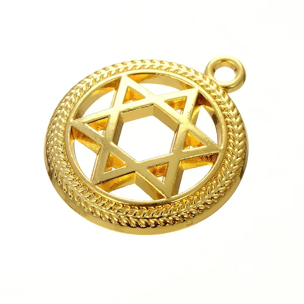 10pcs/lot Star Of David Charms Pendant Diy Metal Jewelry Making 2 Colors Plated 20x23.8mm
10pcs/lot Star Of David Charms Pendant Diy Metal Jewelry Making 2 Colors Plated 20x23.8mm