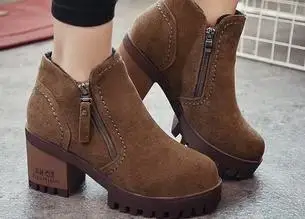 2018 new wild Korean student high heel boots plus velvet small shoes tide Martin boots.
2018 new wild Korean student high heel boots plus velvet small shoes tide Martin boots.