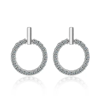 Trendy 925 sterling silver Earrings for Women Jewelry Mosaic CZ Zirconia Circle Stud Earrings Bijoux boucles d'oreilles
Trendy 925 sterling silver Earrings for Women Jewelry Mosaic CZ Zirconia Circle Stud Earrings Bijoux boucles d'oreilles