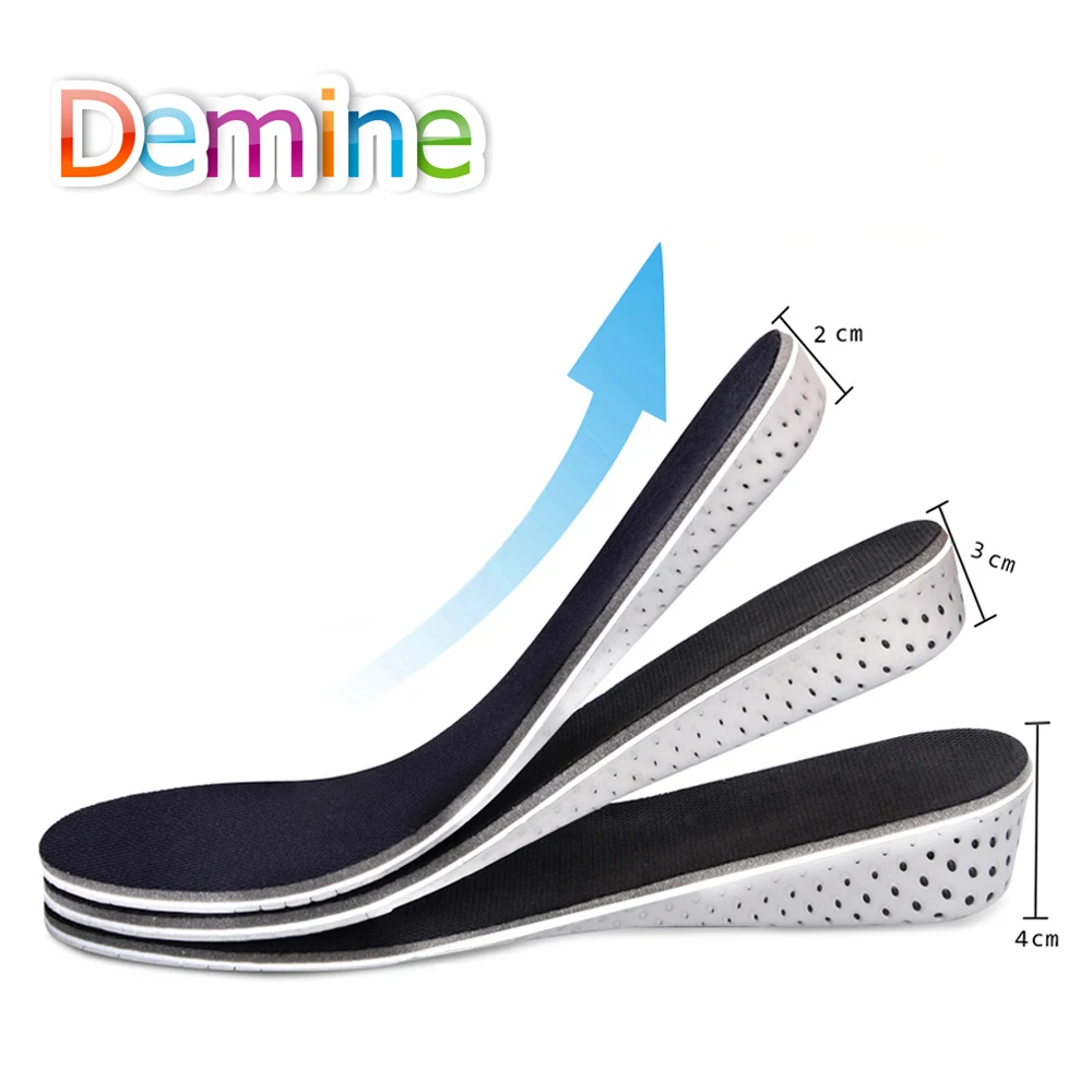 Demine EVA Height Increase Insoles Memory Foam Air Cushion Pad for Men Women Heel Lift Breathable Sport shoe Insole Insert Pad
Demine EVA Height Increase Insoles Memory Foam Air Cushion Pad for Men Women Heel Lift Breathable Sport shoe Insole Insert Pad
