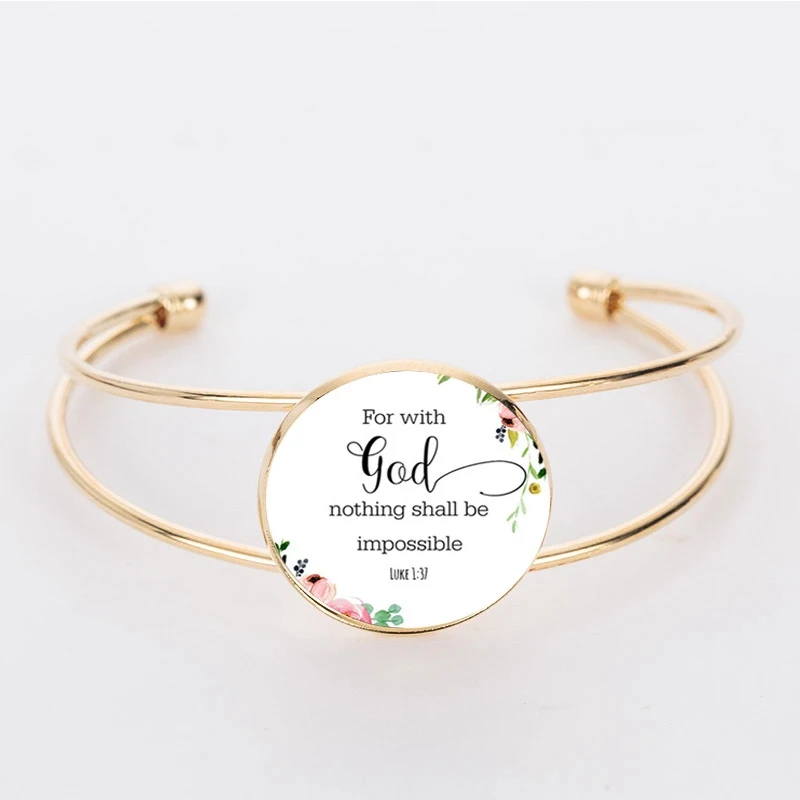 SUTEYI Brand Christian Bible Scripture Jewelry Letter Symbol Convex Glass Bracelet Female Friends Gift
SUTEYI Brand Christian Bible Scripture Jewelry Letter Symbol Convex Glass Bracelet Female Friends Gift