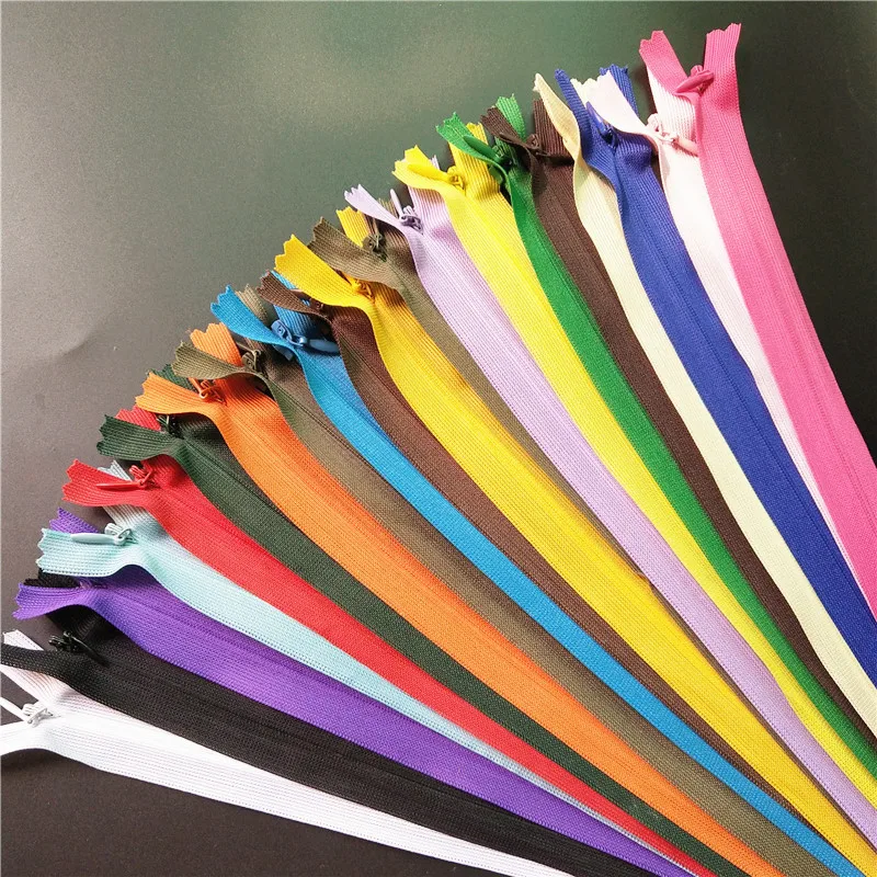 20pcs/lot colorful Invisible zipper Full length 40 cm Back cushion Skirt Hidden 3# Nylon Zipper for sewing/Garment accessory DIY
20pcs/lot colorful Invisible zipper Full length 40 cm Back cushion Skirt Hidden 3# Nylon Zipper for sewing/Garment accessory DIY